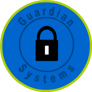 Guardian Systems logo with padlock